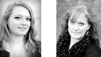 Kate & Jen BW